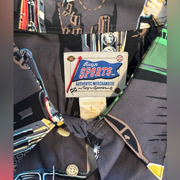 Reyn Spooner Sport Dodge Print Shirt - Picture 2 of 3